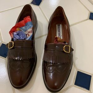 Genuine leather loafers